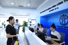Chi nhánh số 1 Trung tâm Phục vụ hành chính công thành phố Hà Nội. (Ảnh: Hanoi)