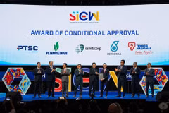 Đại diện các bên tham dự Lễ trao Chấp thuận có điều kiện. (Ảnh: CTV)