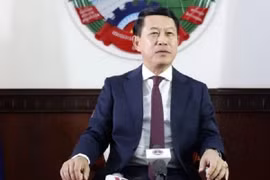Phó Thủ tướng, Bộ trưởng Bộ Ngoại Giao Lào Saleumxay Kommasith. (Ảnh: TTXVN)