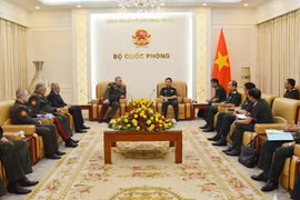 Quang cảnh buổi tiếp. (Ảnh: Báo Nhân dân)