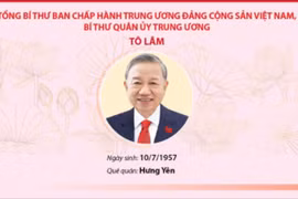 19 đồng chí Ủy viên Bộ Chính trị khóa XIV