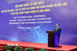 Phó Thủ tướng Bùi Thanh Sơn phát biểu chỉ đạo tại hội nghị. (Ảnh: An Đăng/TTXVN)