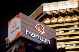 Biểu tượng của tập đoàn Hanwha. Ảnh: Nguồn Pulsenews.co.kr)