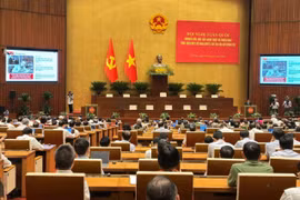 Quang cảnh Hội nghị tại Phòng họp Diên Hồng, Nhà Quốc hội. (Ảnh: TTXVN)