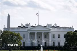 Nhà Trắng tại Washington, D.C., Mỹ. (Ảnh: THX/TTXVN)
