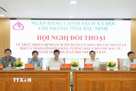 Chủ trì Hội nghị. (Ảnh: Đồng Thúy/TTXVN)
