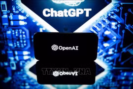 Biểu tượng chatbot ChatGPT của Công ty OpenAl. (Ảnh: AFP/TTXVN)