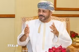 Ngoại trưởng Oman Badr bin Hamad al-Busaidi. (Ảnh: IRNA/TTXVN)