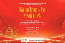 Chương trình nghệ thuật “Hòa âm Trung-Việt” quy tụ nhiều nghệ sỹ tên tuổi của hai quốc gia. (Ảnh: BTC )