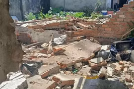 Hiện trường vụ nổ.