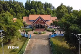 Khu bảo tồn văn hóa dân tộc S’tiêng Sóc Bom Bo là nơi lưu giữ, bảo tồn và phát huy những giá trị văn hoá tiêu biểu của người S’tiêng. (Ảnh: K GỬIH/TTXVN)