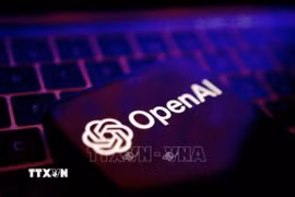 Biểu tượng của Hãng OpenAI. (Ảnh: REUTERS/TTXVN)