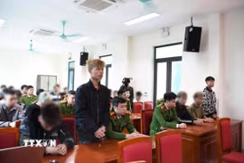 Cơ quan Cảnh sát điều tra (Công an tỉnh Phú Thọ) triệu tập và làm rõ hành vi của Nguyễn Thành Công, Phạm Hồng Sơn cùng nhiều đối tượng liên quan vụ việc. (Ảnh: TTXVN phát)