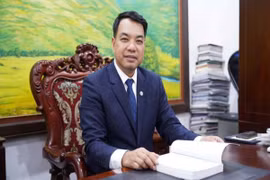 Giáo sư, Tiến sỹ Mạc Quốc Anh, Phó Chủ tịch kiêm Tổng Thư ký Hiệp hội Doanh nghiệp nhỏ và vừa thành phố Hà Nội.(Ảnh: Ngọc Quỳnh/TTXVN)