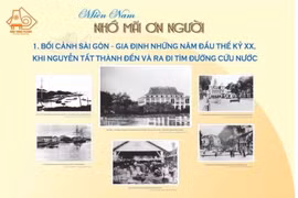 Một trong 4 phần nội dung trưng bày tại triển lãm. (Ảnh: Báo Gia Lai)