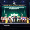 Lễ tôn vinh và trao danh hiệu "Nông dân Việt Nam xuất sắc 40 năm Đổi mới" năm 2026 diễn ra tối nay 12/10 tại Hà Nội. (Ảnh: Hoài Nam/Vietnam+)