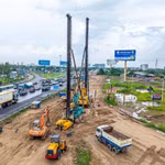 Dự án đầu tư mở rộng Cao tốc Thành phố Hồ Chí Minh-Trung Lương-Mỹ Thuận dự kiến hoàn thành và đưa vào khai thác trong năm 2028. (Ảnh: PV/Vietnam+)