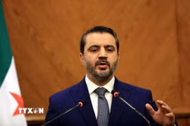 Ngoại trưởng Syria Asaad al-Shibani và Giám đốc Cơ quan tình báo Mossad của Israel, ông Roman Gofman, đã có cuộc gặp tại Amman, Jordan với sự tham dự của các quan chức Mỹ. (Ảnh: THX/TTXVN)