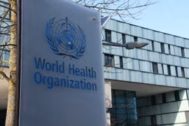 Trụ sở Tổ chức Y tế Thế giới (WHO) tại Geneva, Thụy Sĩ. (Nguồn: THX/TTXVN)