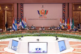 Quang cảnh Hội nghị thượng đỉnh BRICS lần thứ 18 tại New Delhi, Ấn Độ ngày 12/9/2026. (Ảnh: ANI/TTXVN phát)