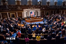 Quang cảnh một phiên họp Quốc hội Mỹ ở Washington, DC. (Nguồn: AFP/TTXVN)