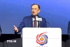 Thủ tướng Malaysia Anwar Ibrahim. (Ảnh: Viên Luyến/TTXVN)