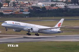 Một máy bay của Hãng hàng không Air China. (Nguồn: THX/TTXVN)