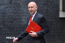 Bộ trưởng Quốc phòng Anh John Healey. (Nguồn: REUTERS/TTXVN)