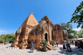 Di tích Quốc gia Đặc biệt Tháp Bà Pô Nagar. (Ảnh: Nguyễn Thành/TTXVN)
