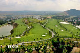 Một góc sân golf tại Bắc Ninh. (Ảnh: Danh Lam/TTXVN)