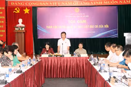 Quang cảnh tọa đàm. (Ảnh: Xuân Khu/TTXVN)
