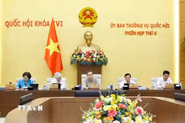 Chủ tịch Quốc hội Trần Thanh Mẫn phát biểu. (Ảnh: Doãn Tấn/TTXVN)