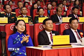 Phó Chủ tịch nước Võ Thị Ánh Xuân dự Đại hội. (Nguồn: Báo Lâm Đồng)