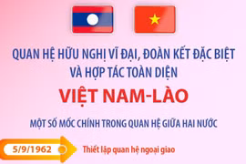 Quan hệ hữu nghị vĩ đại, đoàn kết đặc biệt và hợp tác toàn diện Việt Nam-Lào