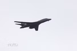 Máy bay B-1B của Mỹ. (Ảnh: Yonhap/TTXVN)