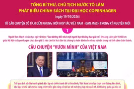 Tổng Bí thư, Chủ tịch nước Tô Lâm phát biểu chính sách tại Đại học Copenhagen