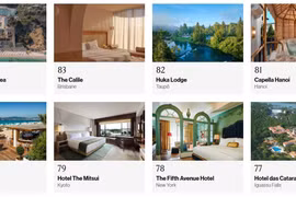 Capella Hanoi lần đầu góp mặt ở vị trí 81 trong bảng xếp hạng 100 khách sạn tốt nhất thế giới năm 2026.