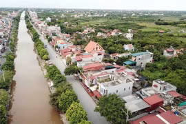 Thị trấn Cồn, Hải Hậu, tỉnh Nam Định. (Ảnh: Phạm Kiên/TTXVN)
