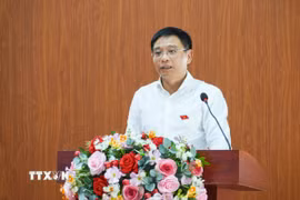 Phó Thủ tướng Chính phủ Nguyễn Văn Thắng phát biểu tại Hội nghị. (Ảnh: Phan Quân/TTXVN)