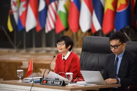 Đại sứ Tôn Thị Ngọc Hương, Trưởng Phái đoàn Việt Nam tại ASEAN. (Ảnh: TTXVN phát)