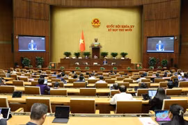 Toàn cảnh phiên họp. (Ảnh: Trần Huấn/Vietnam+)