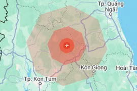 Kon Tum: Động đất có độ lớn 3,9 tại huyện Kon Plông