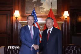 Tổng Bí thư, Chủ tịch nước Tô Lâm tiếp Đại sứ Jamieson Greer, Đại diện Thương mại Hoa Kỳ (USTR). (Ảnh: Thống Nhất/TTXVN)