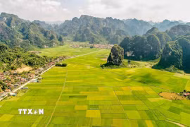 Vùng núi đá vôi Yên Thịnh (xã Hữu Liên, tỉnh Lạng Sơn). (Ảnh: Anh Tuấn/TTXVN)