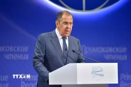 Ngoại trưởng Nga Sergey Lavrov. (Ảnh: THX/TTXVN)
