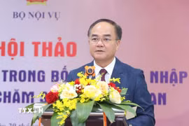 Thứ trưởng Bộ Nội vụ Vũ Chiến Thắng. (Ảnh: Công Toán/TTXVN phát)