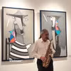 Nghệ sỹ Quyền Văn Minh chơi saxophone tại một sự kiện nghệ thuật. Ông là một trong những người đặt nền móng cho Jazz Việt Nam. (Ảnh: Minh Thu/Vietnam+)