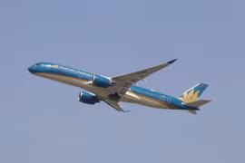 Máy bay của Hãng hàng không Vietnam Airlines. (Ảnh: PV/Vietnam+)