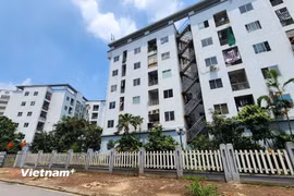 Một dự án nhà ở xã hội tại phường Việt Hưng, thành phố Hà Nội. (Ảnh: Việt Hùng/Vietnam+)
