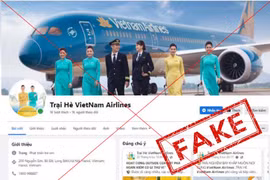 Các trang có dấu hiệu giả mạo thường sử dụng nội dung, hình ảnh tương tự kênh chính thức của Vietnam Airlines nhằm tạo dựng lòng tin trước khi yêu cầu người dùng đăng ký, cung cấp thông tin hoặc chuyển tiền. (Ảnh: PV/Vietnam+)